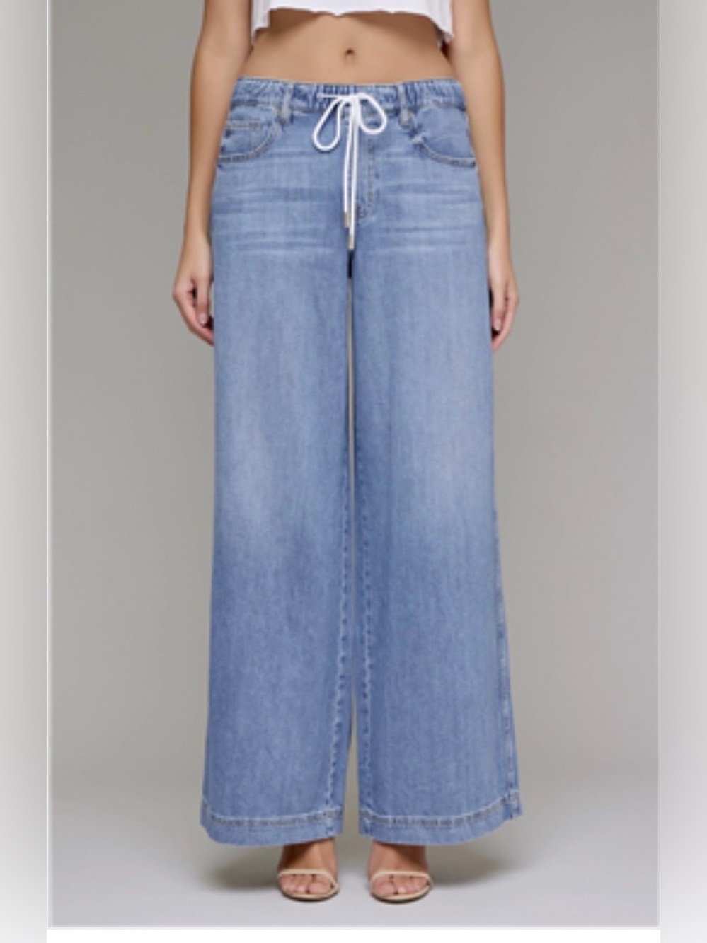 NWT HIDDEN JEANS NORI WIDE LEG TROUSER JEANS SZ 27